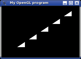 Screenshot showing multiple triangles.