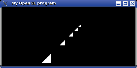 Screenshot showing correct perspective after resize.